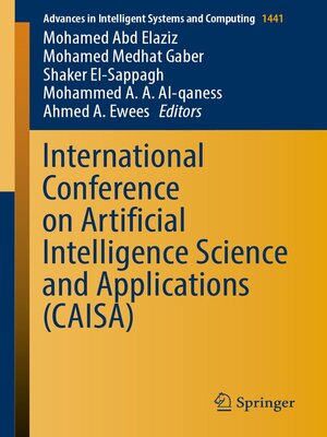 cover image of International Conference on Artificial Intelligence Science and Applications (CAISA)